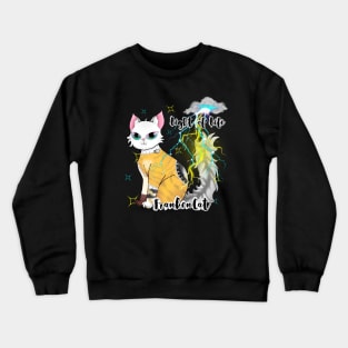 Frankencat, the purrfect Halloween pet Crewneck Sweatshirt